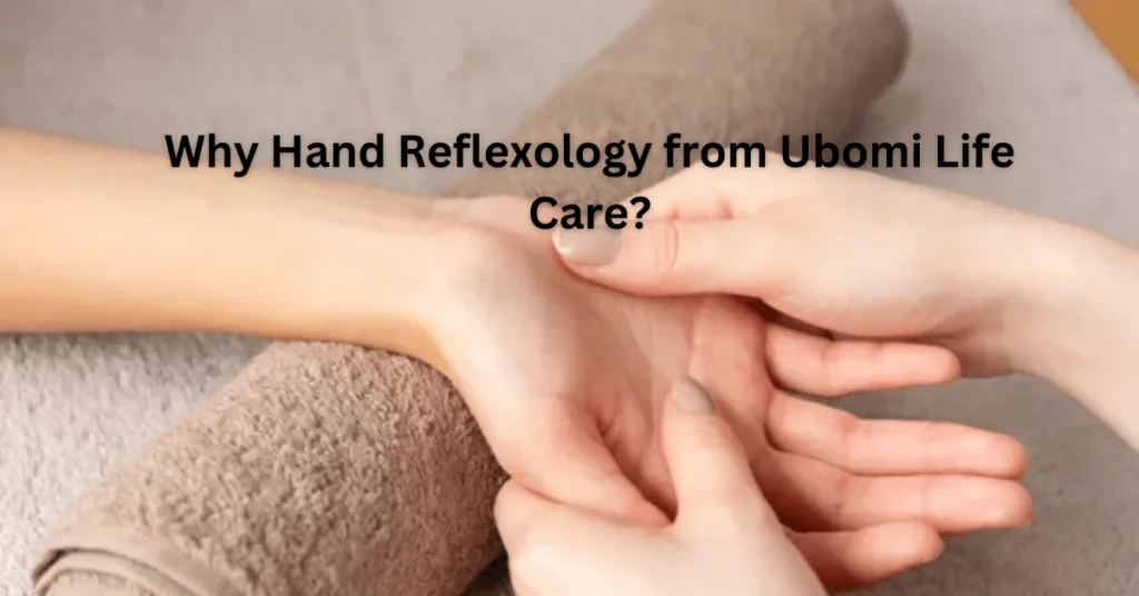 hand reflexology treatment